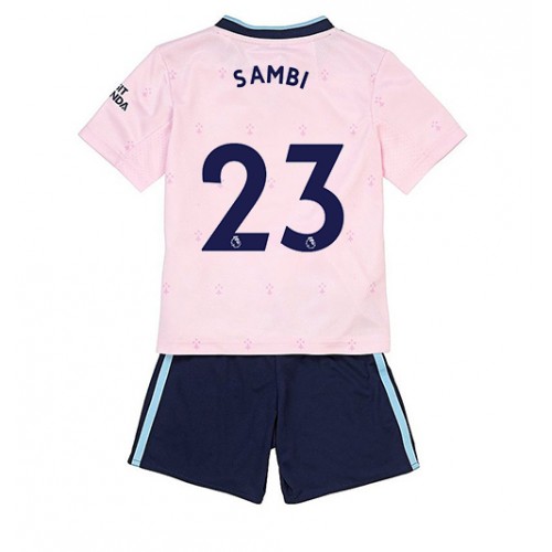 Fotbalové Dres Arsenal Albert Sambi Lokonga #23 Dětské Alternativní 2022-23 Krátký Rukáv (+ trenýrky)